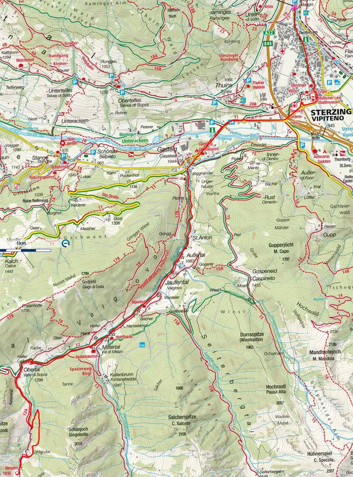 MTB: Bergalm im Ontrattal von Sterzing