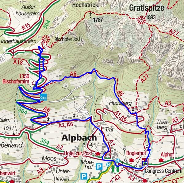 Bischofer Joch im Alpbachtal