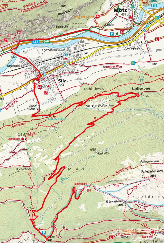 Feldring Alm von Mötz im Inntal Feldring Alm von Mötz im Inntal