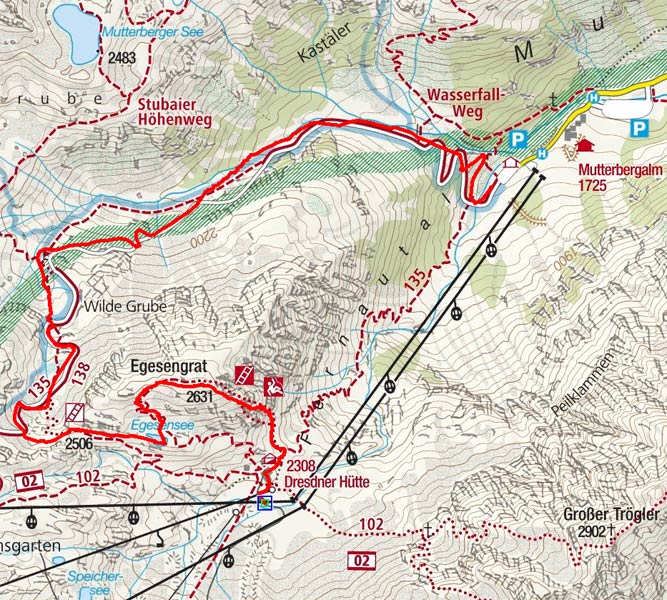 Klettersteig Fernau am Stubaier Gletscher