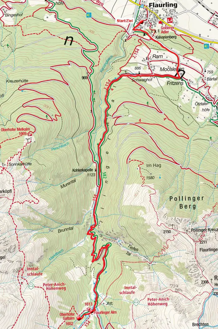 Flaurlinger Alm & Oberhofer Galtalm von Flaurling Flaurlinger Alm & Oberhofer Galtalm von Flaurling