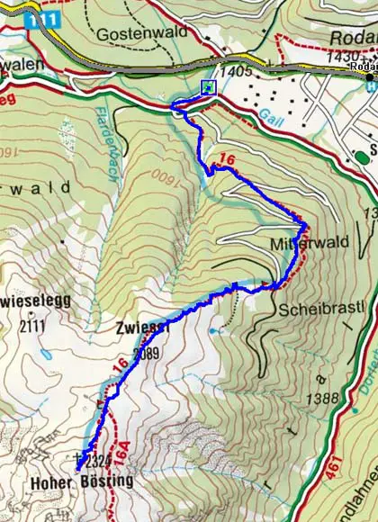 Hoher Bösring (2324 m) von Obertilliach Hoher Bösring (2324 m) von Obertilliach