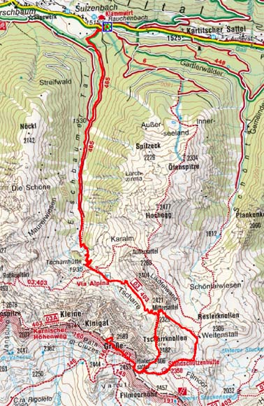 Große Kinigat (2689 m) durch das Erschbaumertal