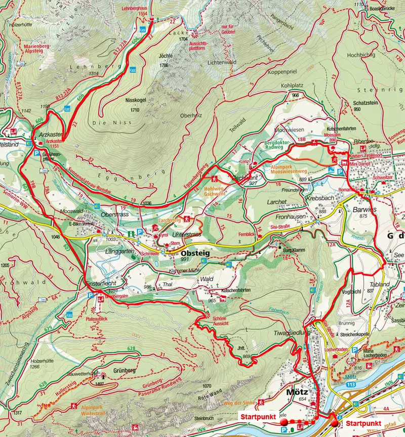 Lehnberghaus – Rundfahrt von Mötz Lehnberghaus – Rundfahrt von Mötz