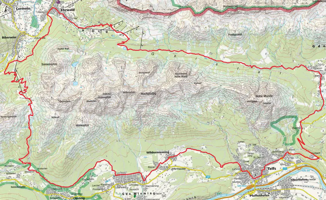 Mieminger Kette Umrundung von Ehrwald