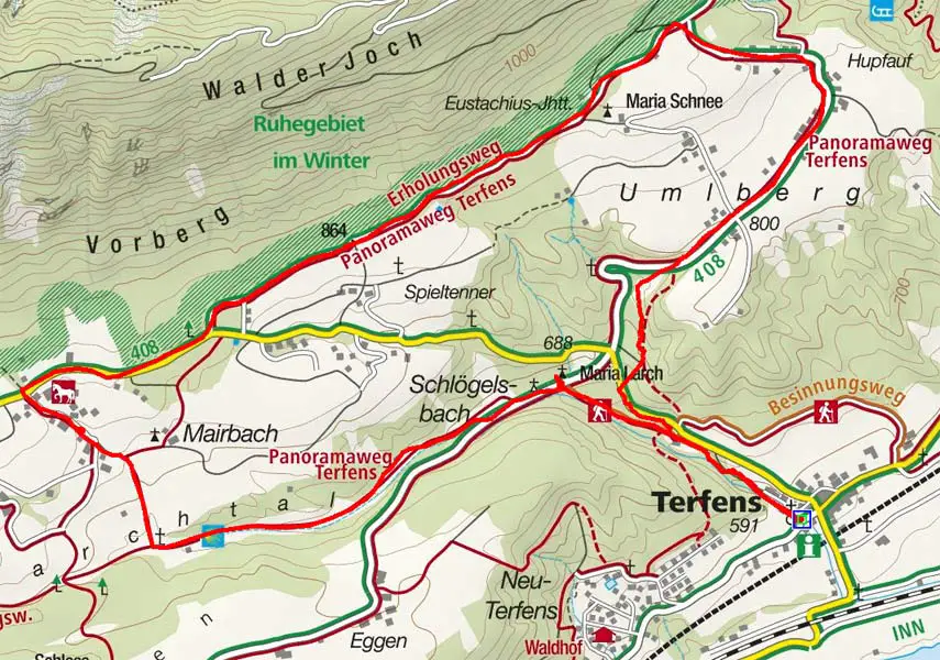 Panoramaweg Terfens Panoramaweg Terfens
