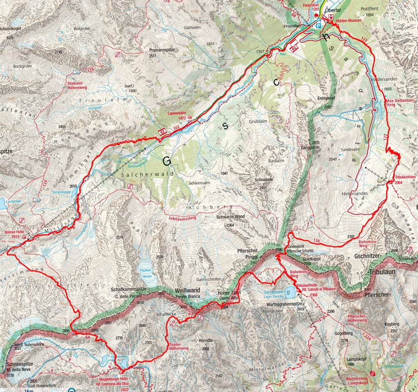 Hochalpine Hüttenrundtour aus dem Gschnitztal (4 Etappen)