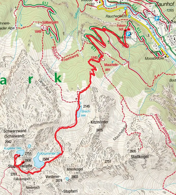 Stupfarriköpfle & Kugleter See vom Weiler Rehwald Stupfarriköpfle & Kugleter See vom Weiler Rehwald
