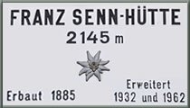 Logo Franz Senn Hütte, 2147 m - Stubaital