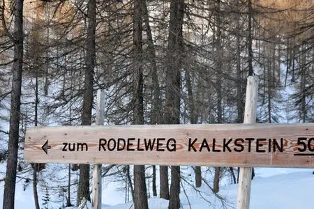 Rodelbahn Kalkstein - Naturrodelbahn