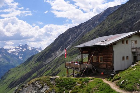 Eisseehütte (2521 m) vom Parkplatz Bodenalm