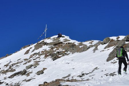 Kraspesspitze (2954 m) von der Schweinfurter Hütte