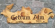 Logo Getrumalm, 2094 m - Durnholz