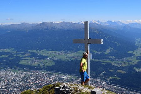 Brandjochkreuz (2268 m) von der Seegrube