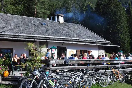 Reitherjoch Alm über den Schönangersteig