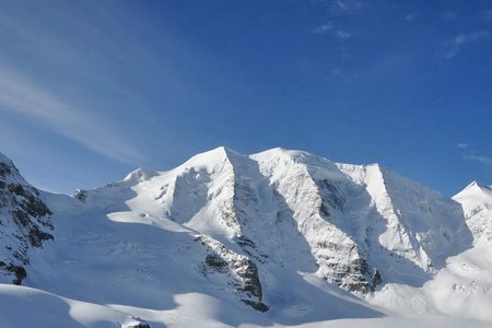 Piz Palü (3901 m) von der Diavolezza–Bergstation