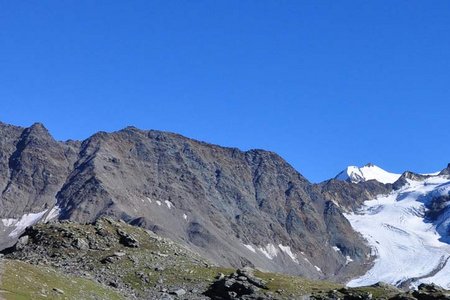 Eisseespitze (3230 m) von der Schaubachhütte