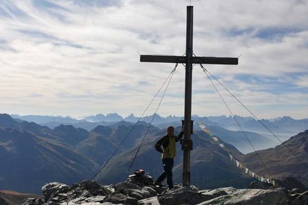 Seespitze (3021 m) von der Jagastube