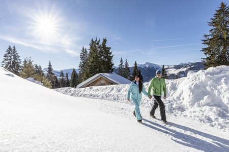 Gemütlich Winterwandern und die Natur in der Wildschönau erleben