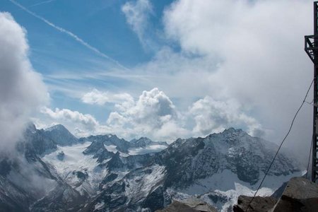 Schöntalspitze (3002 m) von der Pforzheimer Hütte