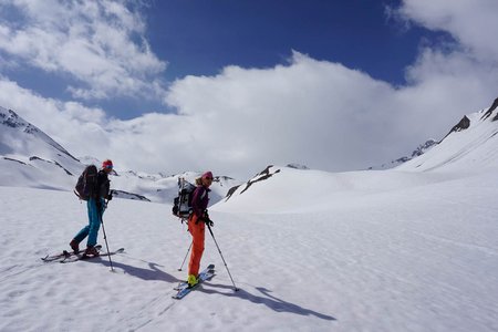 Tag 1: Ischgl – Heidelberger Hütte – Breite Krone – Grenzeckkopf - Jamtalhütte