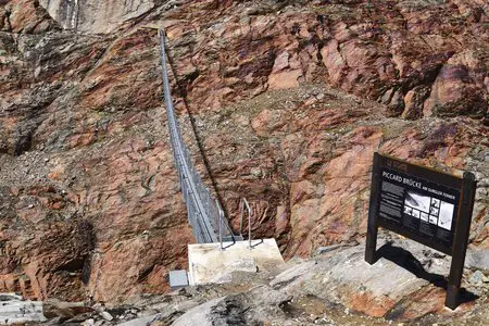 Piccard-Brücke Rundwanderung bei Obergurgl