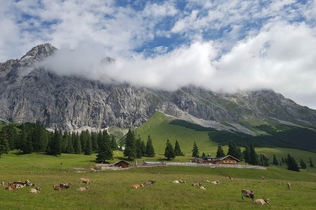 Hochfeldernalm-Seebenalm-Seebensee aus der Leutasch