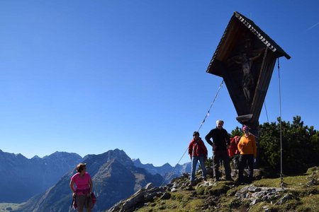 Satteljoch (1935 m) von der Gern Alm