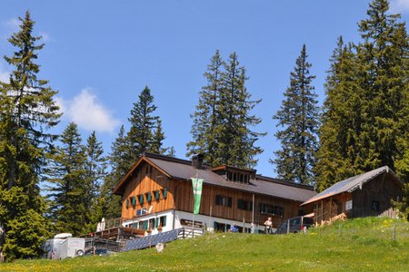 Gufferthütte (1745 m) vom Köglboden