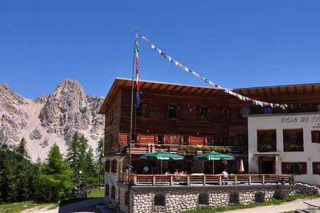 Faneshütte (2060 m) von Pederü