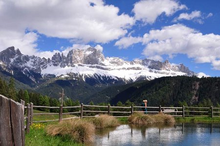 Tschafon Völseggspitze Rundwanderung von Weißlahnbad bei Tiers