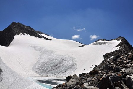 Hinterer Daunkopf (3225 m) von der Amberger Hütte