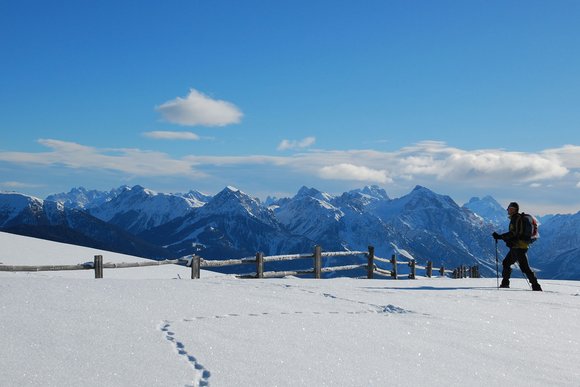 Besondere Schneeschuh-Wanderregionen in Südtirol