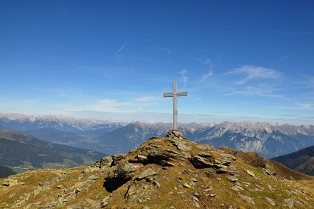 Angerbergkopf (2399 m) vom Alpengasthof Bergheim Fotsch