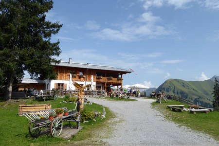 Ehenbichler Alm (1640 m) bei Rinnen in Berwang