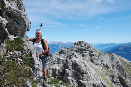 Ampferstein und Marchreisenspitze (2556/2620 m) aus der Axamer Lizum