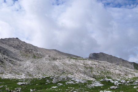 Sas Ciampac (2672 m) vom Grödner Joch