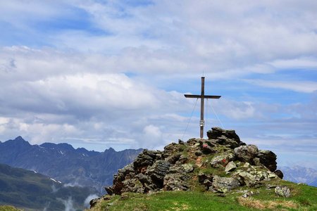 Schaflegerkogel (2405 m) vom Alpengasthof Bergheim Fotsch