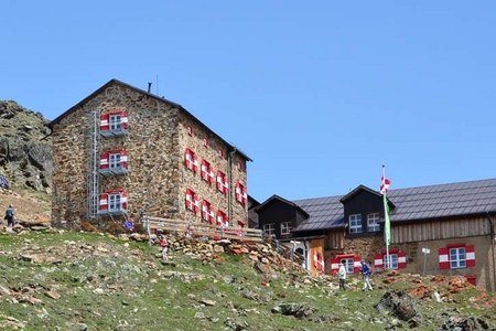 Breslauer Hütte (2844 m) über den Rofenkarsteig