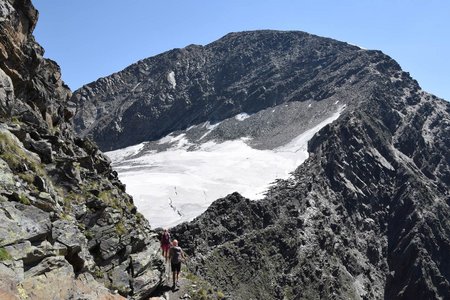 Warenkarseitenspitze (3345 m) von der Fiegl‘s Hütte