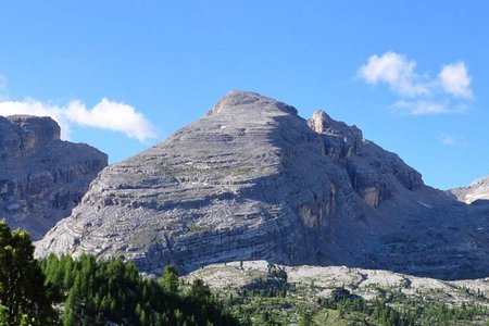 Furcia Rossa III-Monte Castello (2791/2760 m) von der Lavarellahütte