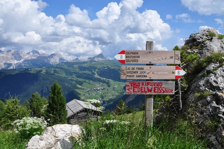 Kolfuschger Höhenweg vom Grödner Joch