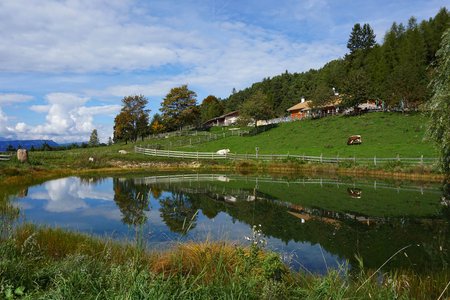 Am Fleimstalbahn-Radweg zur Cisloner Alm