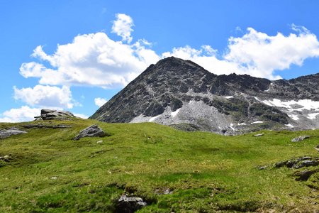 Rostocker Eck (2749 m) von der Essener Rostocker Hütte