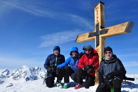 Monte Cevedale (3769 m) von der Marteller Hütte