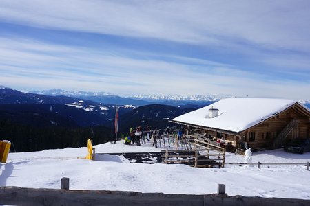 Winterwanderweg Almhütte Messnerjoch