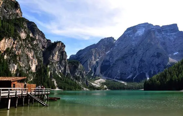 Besuch vom Pragser Wildsee