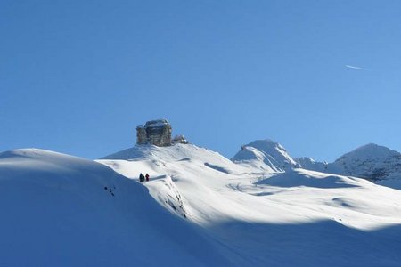 Monte Castello (2760 m) von der Lavarellahütte