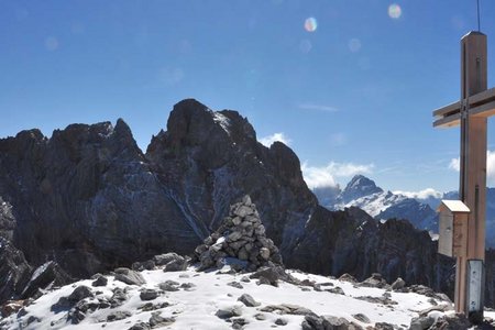 Kleine Gaisl (2859 m) von der Senneshütte