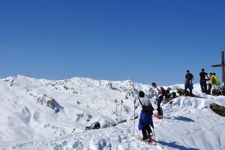 Schaflegerkogel (2405 m) vom Parkplatz Eisbrücke